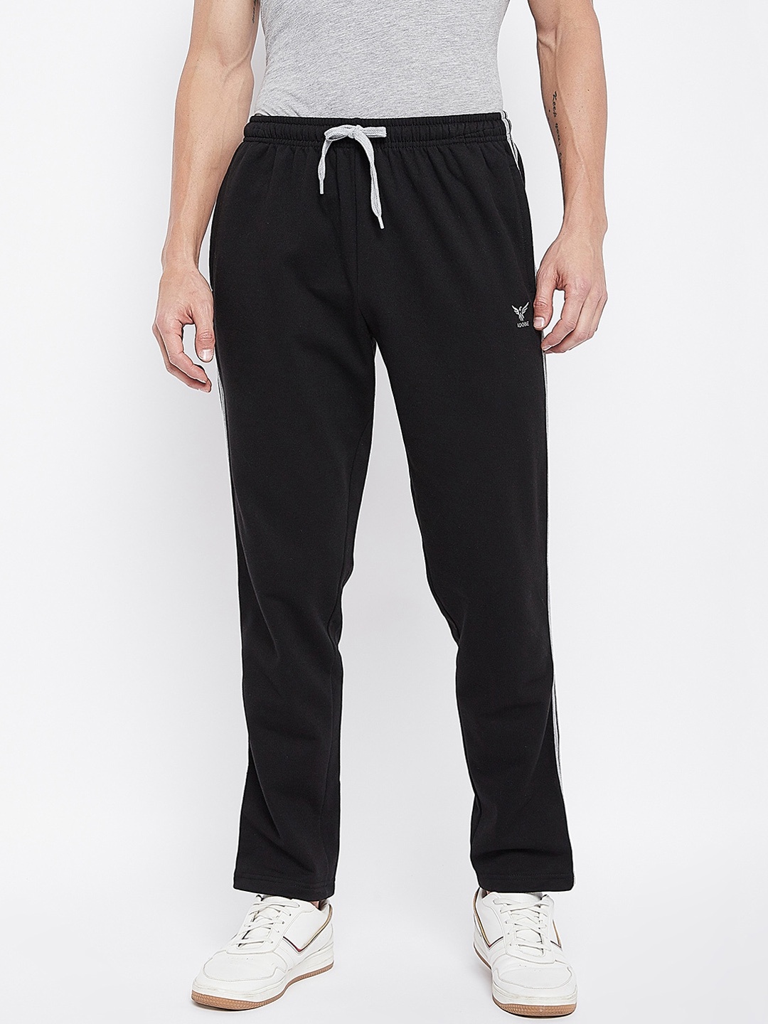 

Adobe Men Black Solid Track Pants