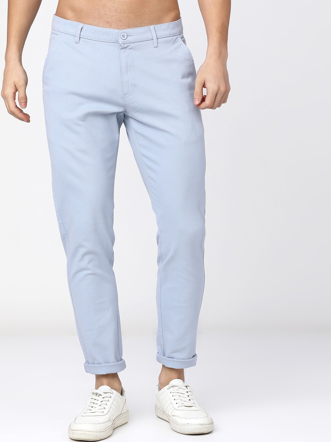 

HIGHLANDER Men Blue Slim Fit Trousers