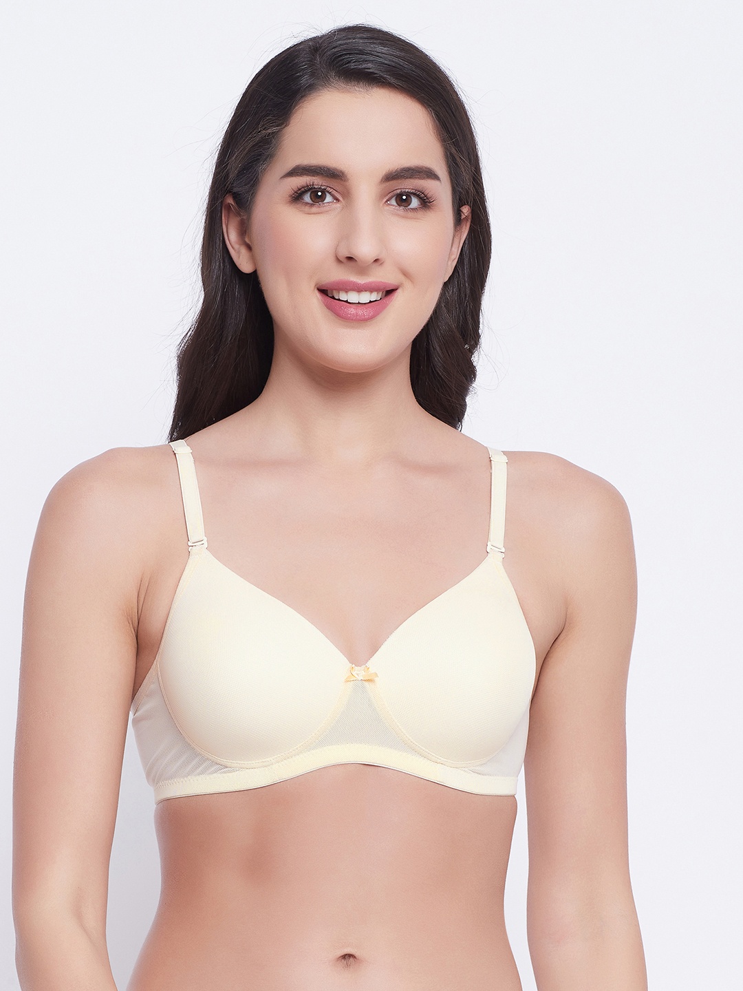 

Clovia Yellow T-shirt Bra Lightly Padded