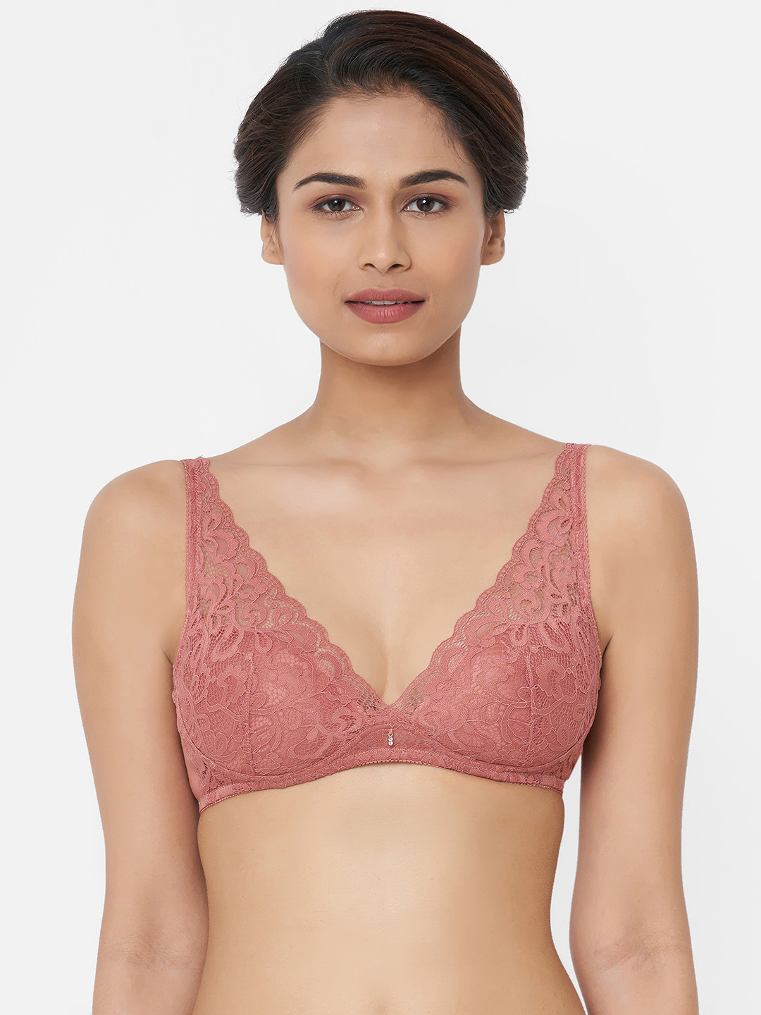 

Wacoal Pink Floral Lightly Padded Bra