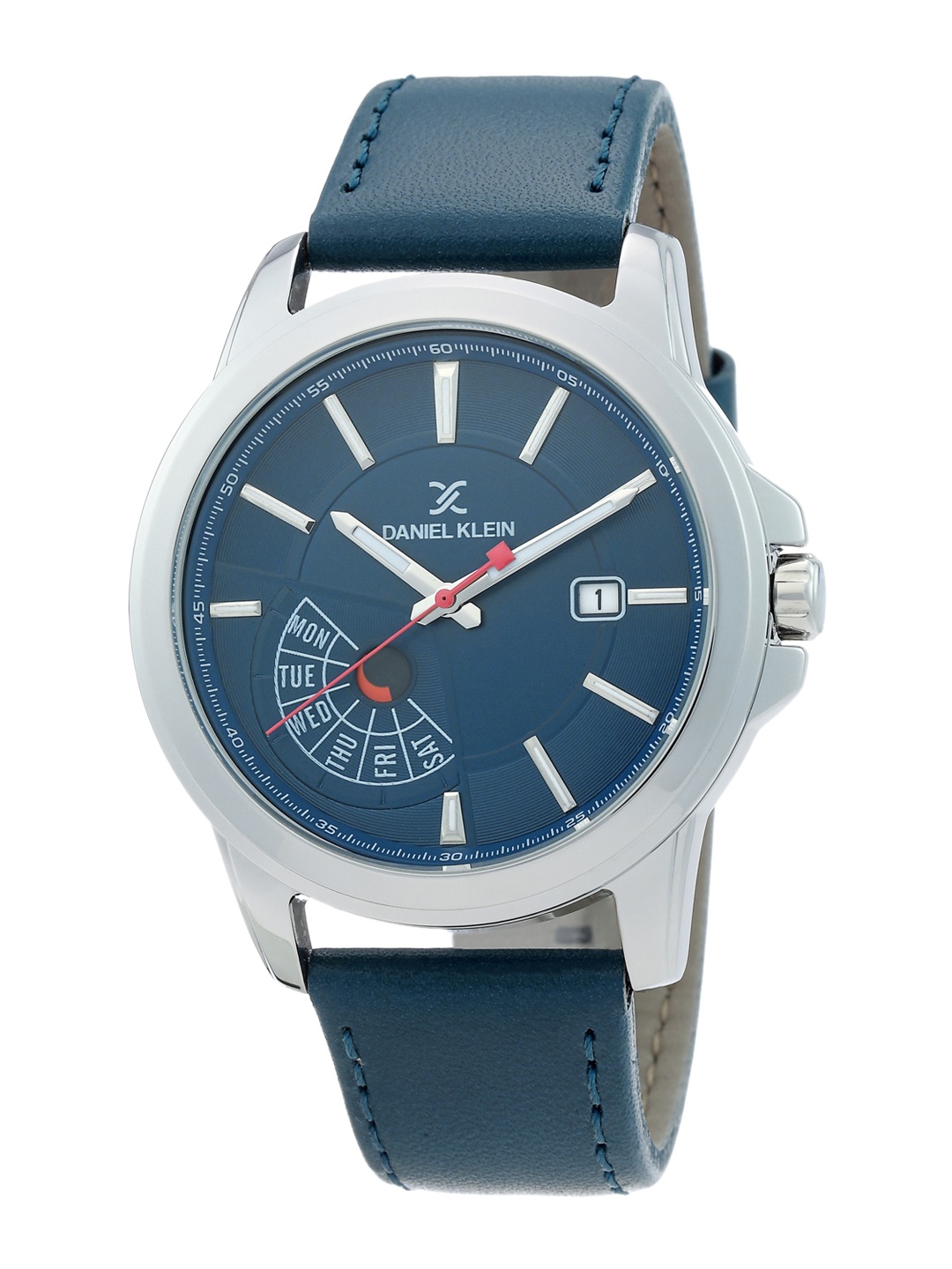 

Daniel Klein Men Blue Dial & Blue Leather Straps Analogue Watch