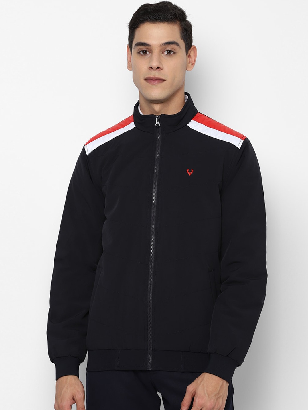

Allen Solly Men Black Sporty Jacket