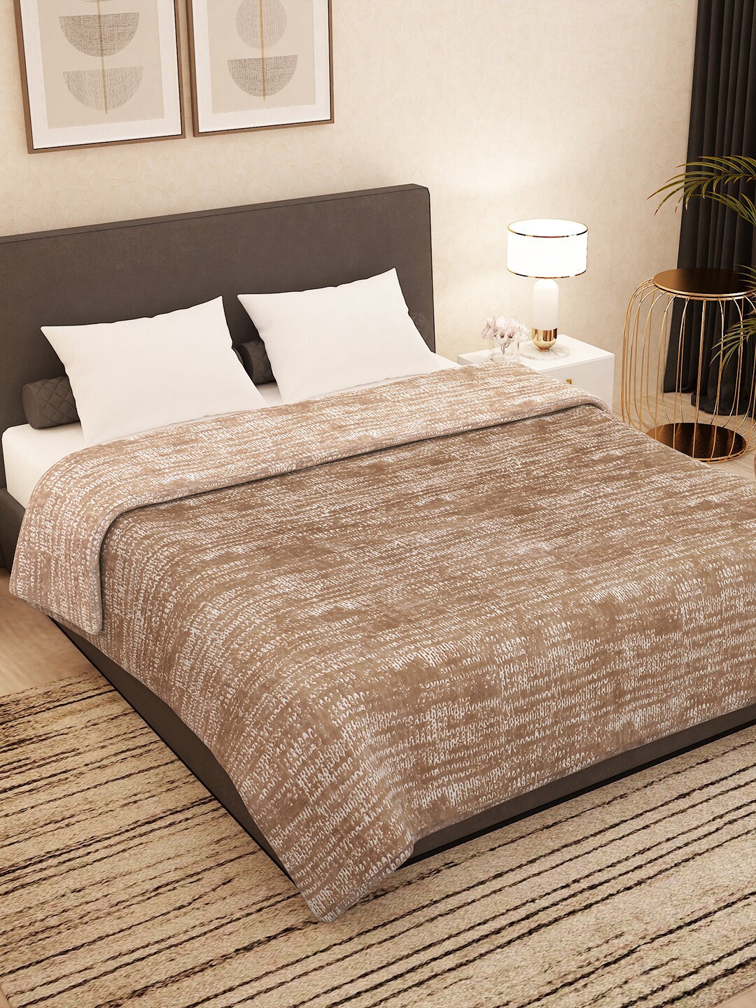 

Story@home Brown Heavy Winter 500 GSM Double Bed Blanket