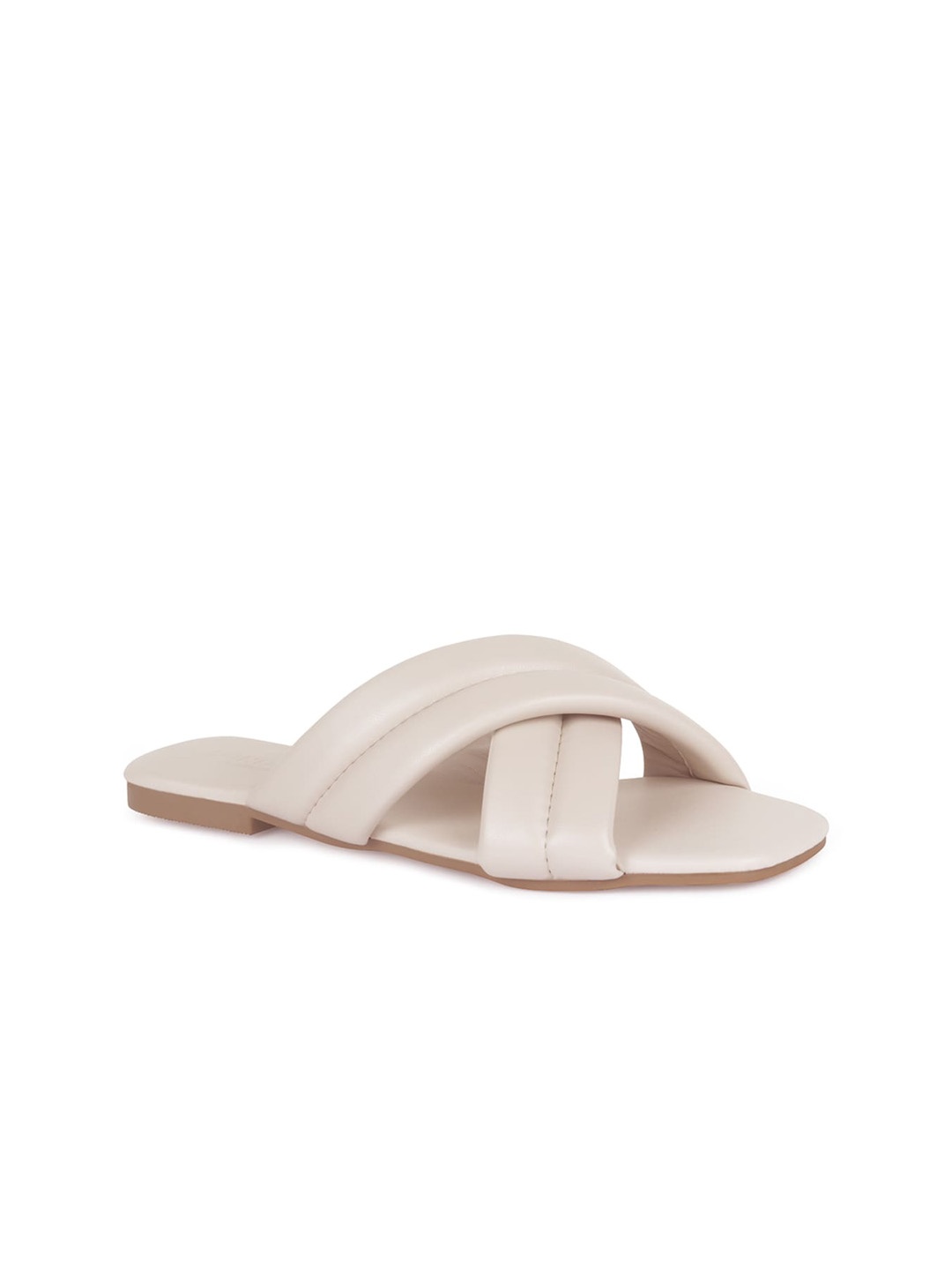 

London Rag Women Beige Open Toe Flats