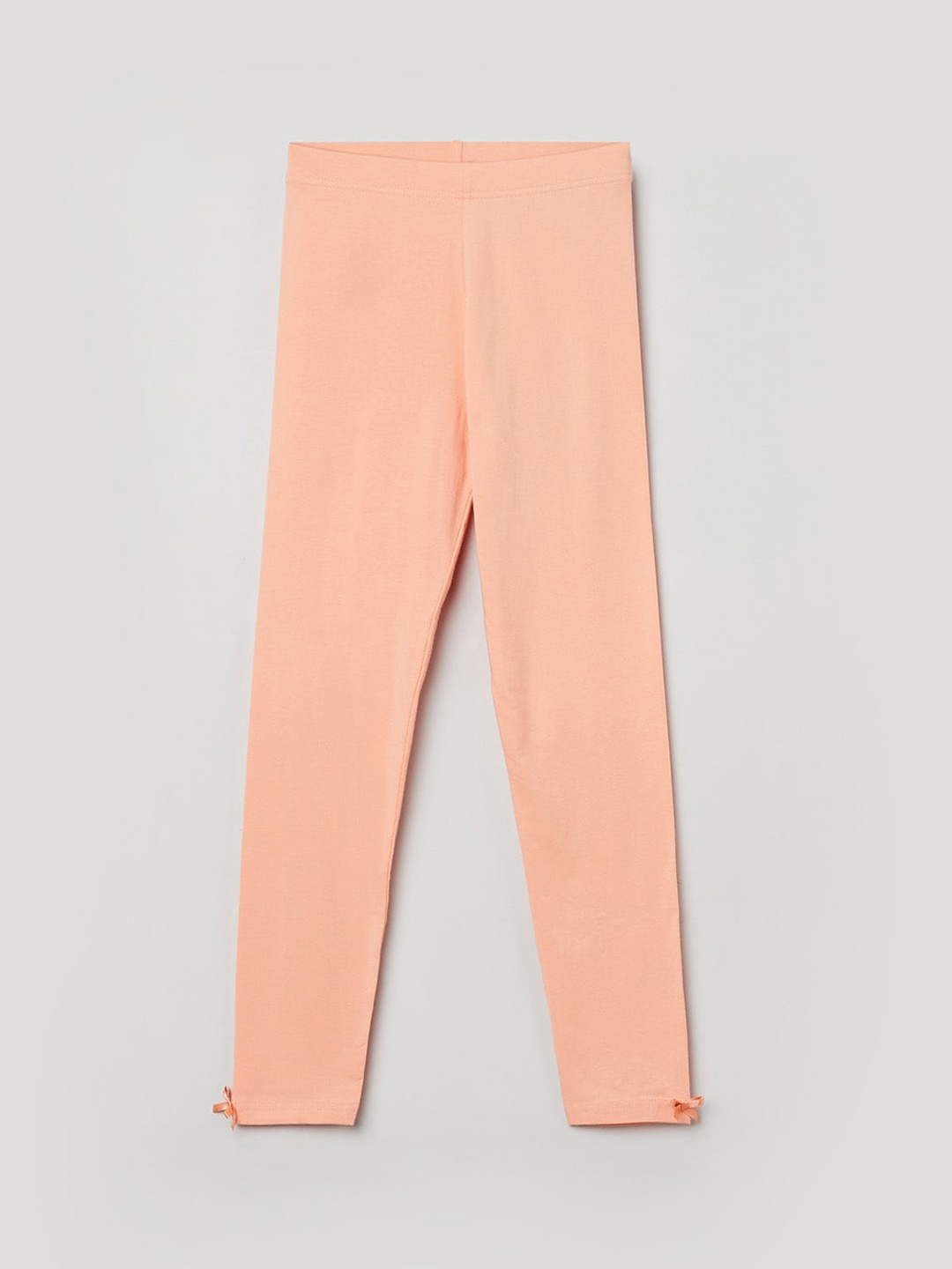 

max Girls Pink Solid Leggings