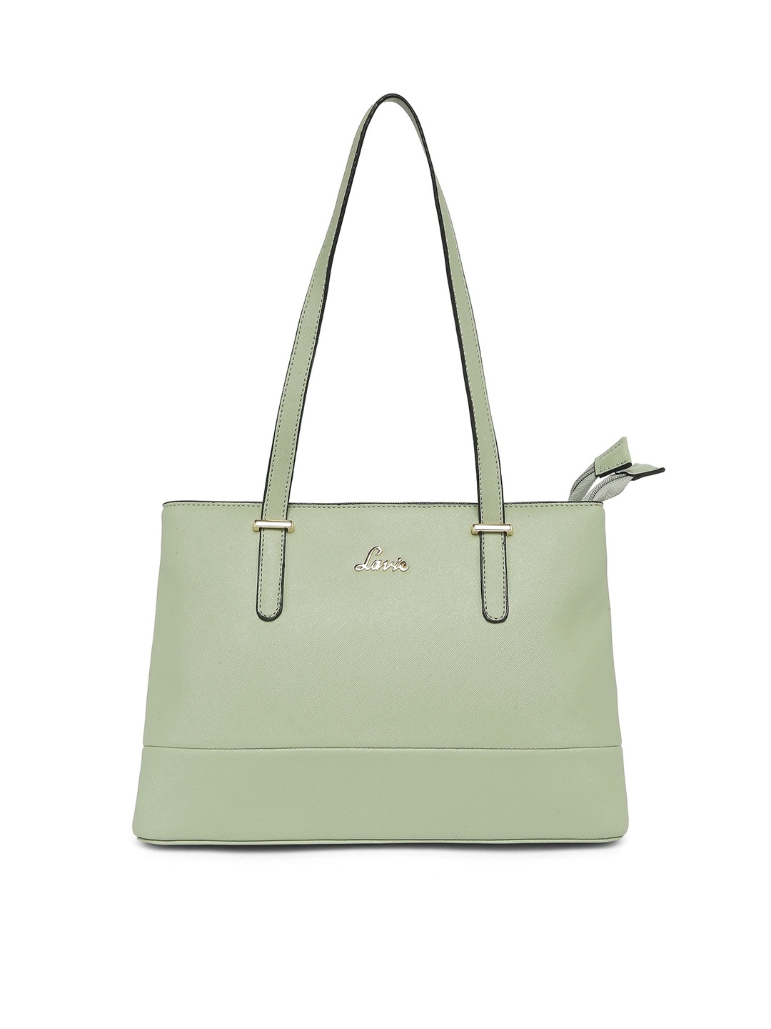 

Lavie Green Textured Structured Shoulder Bag