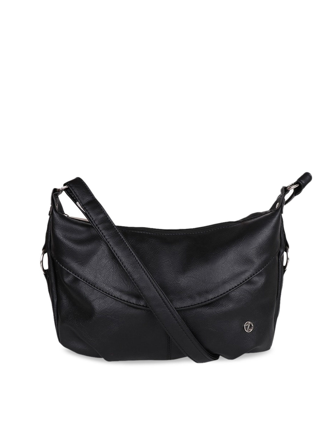 

OsaiZ Black Half Moon Shoulder Bag