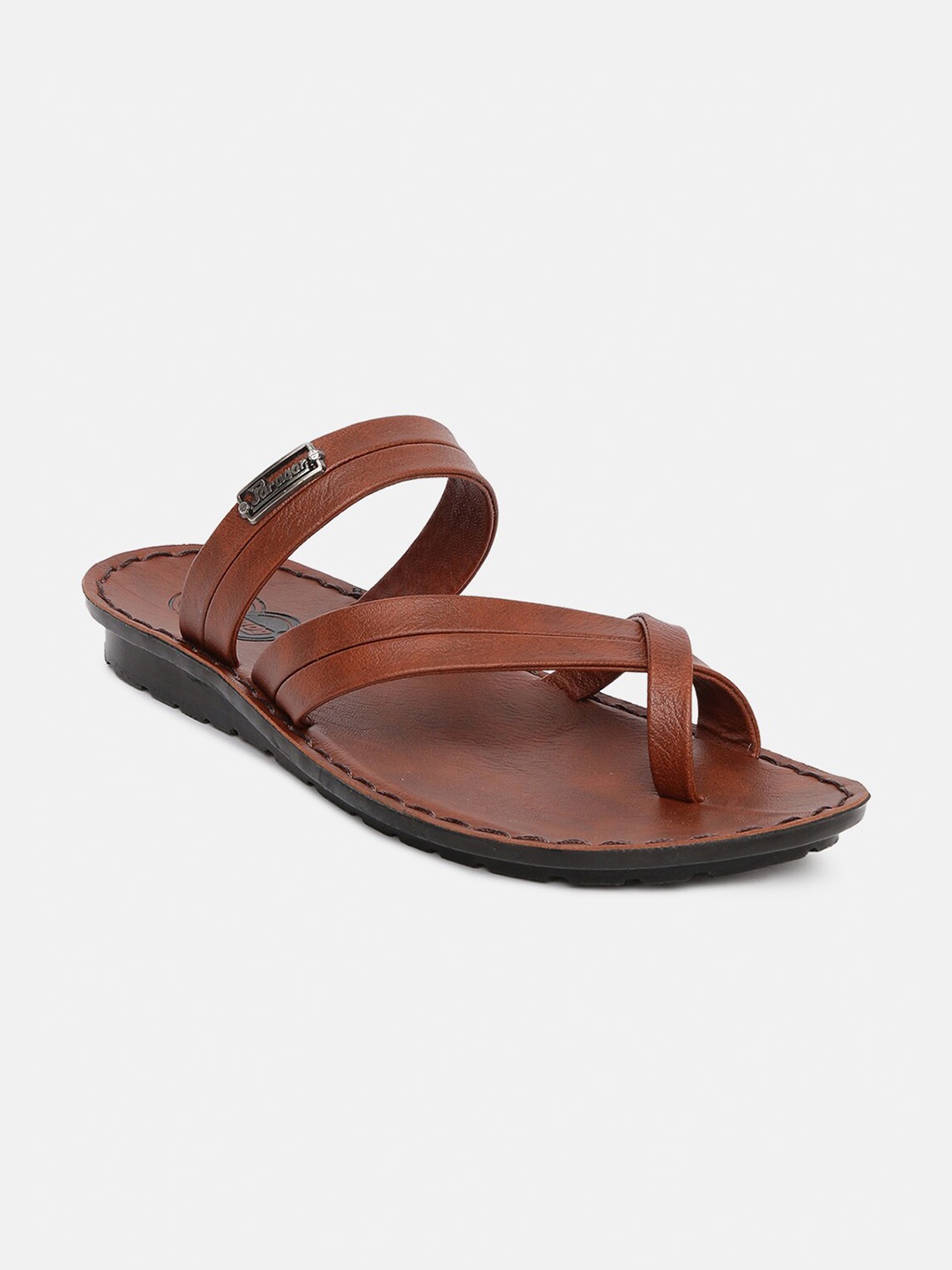 

Paragon Men Brown Comfort Sandals