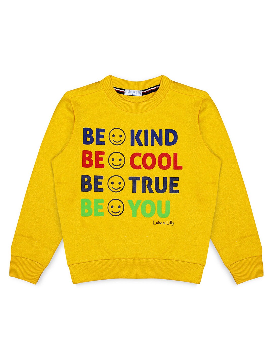 

Luke & Lilly Boys Yellow Printed Sweatshirt