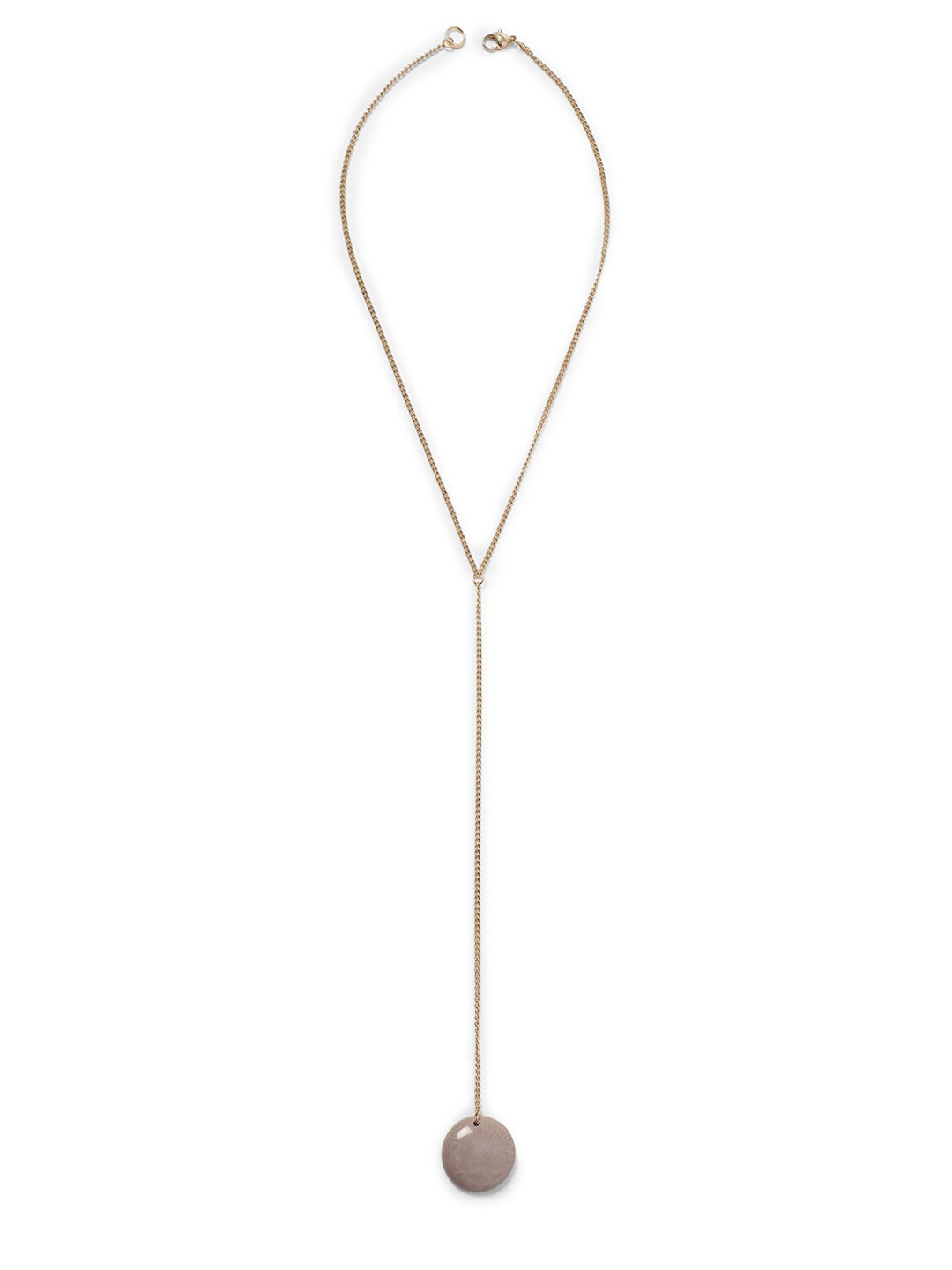 

FOREVER 21 Women Brown & Gold-Toned Drop Chain