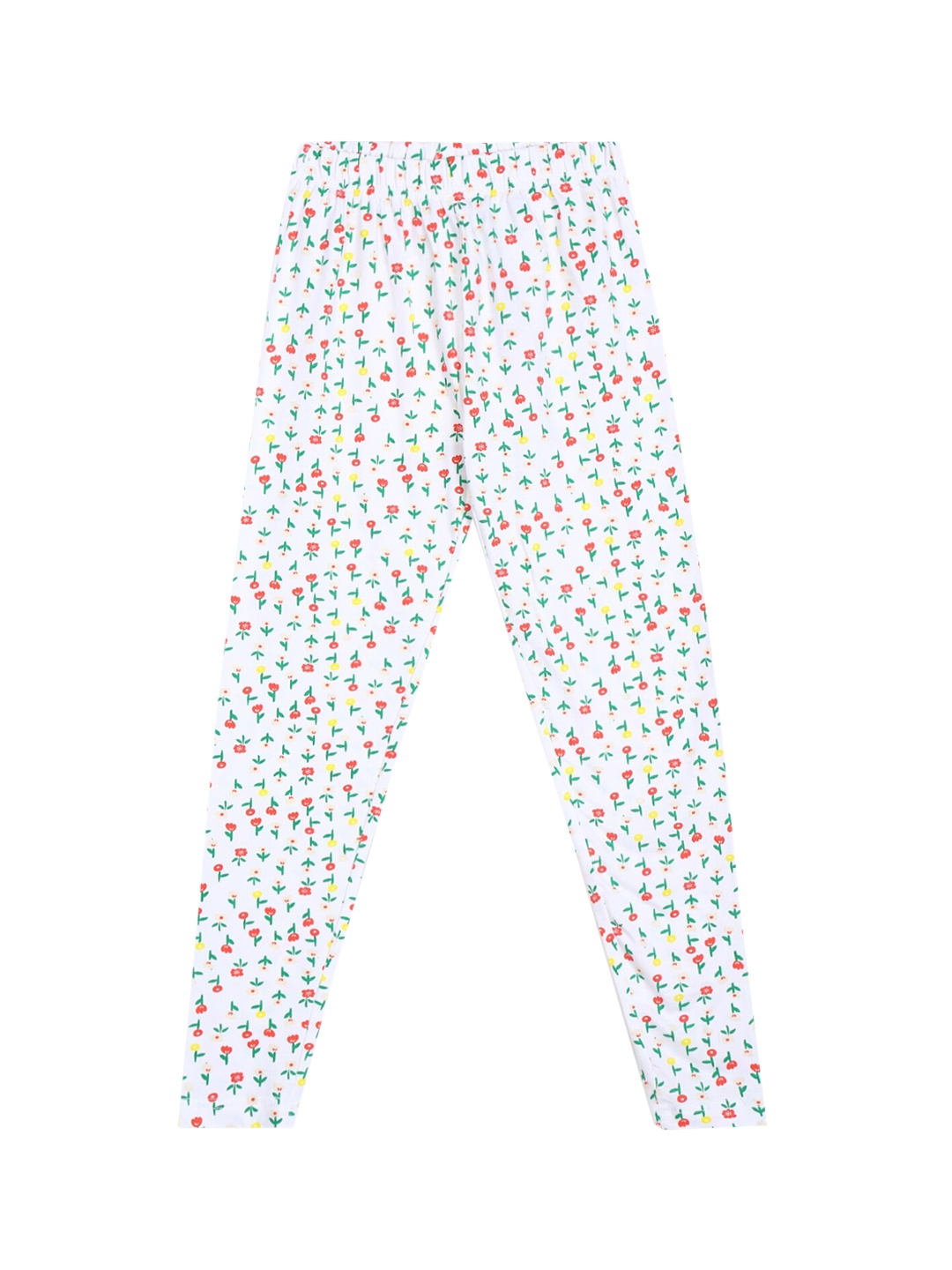 

Cherokee Girls White & Red Printed Cotton Leggings