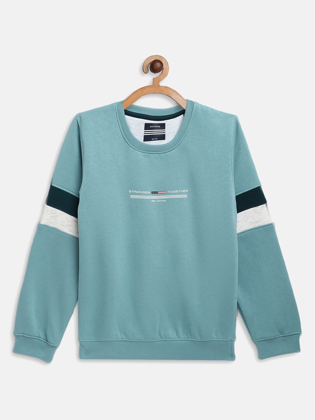 

Octave Boys Blue Printed Sweatshirt
