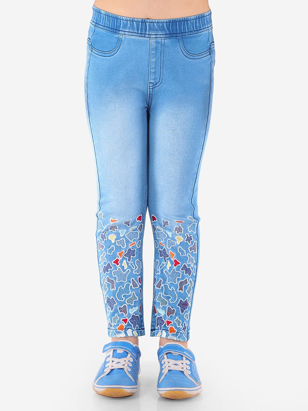 

Naughty Ninos Girls Blue Light Fade Stretchable Jeans