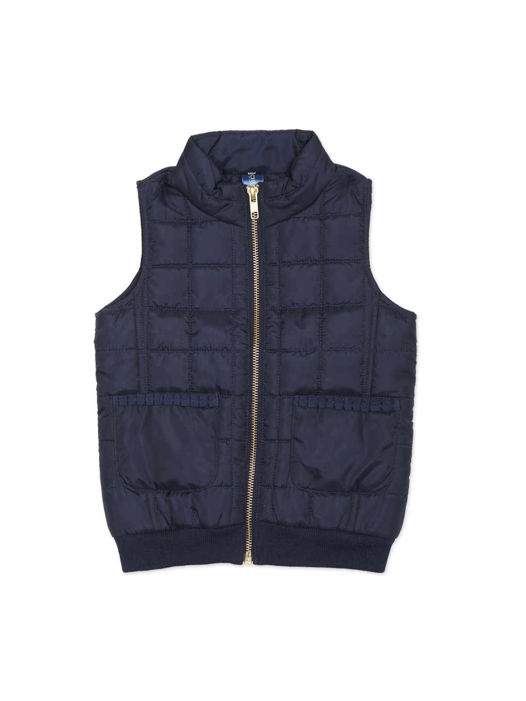 

Cherokee Girls Blue Crop Bomber Jacket