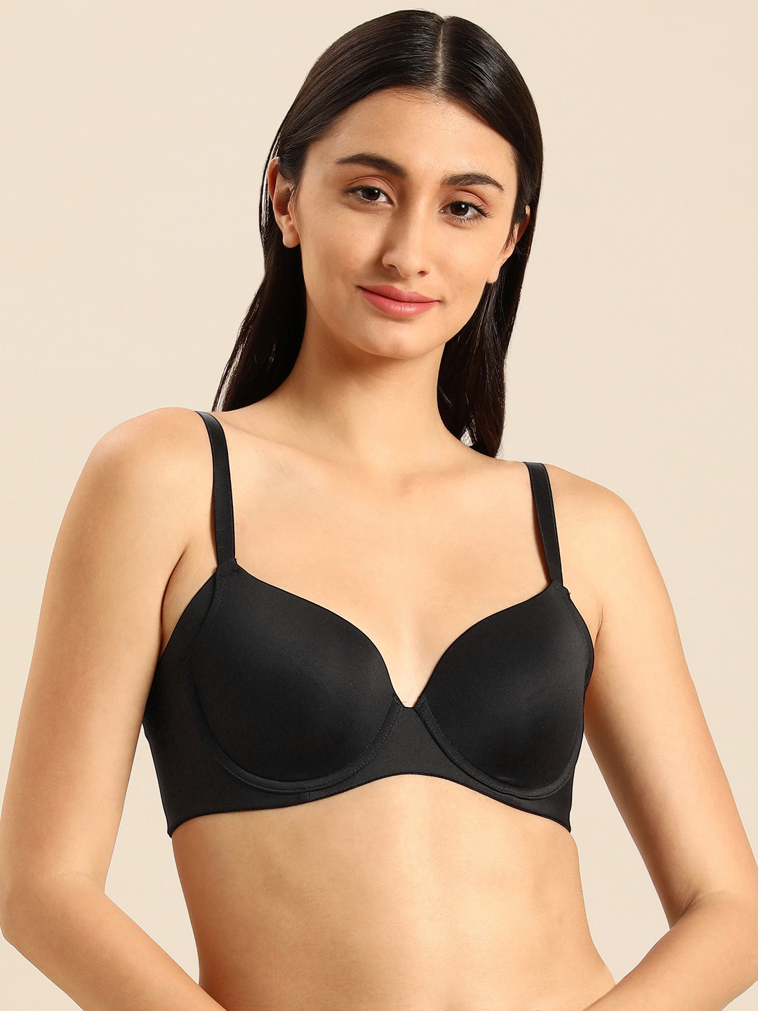 

Wacoal Black Simply Be Lightly Underwired All Day Comfort Padded Bra