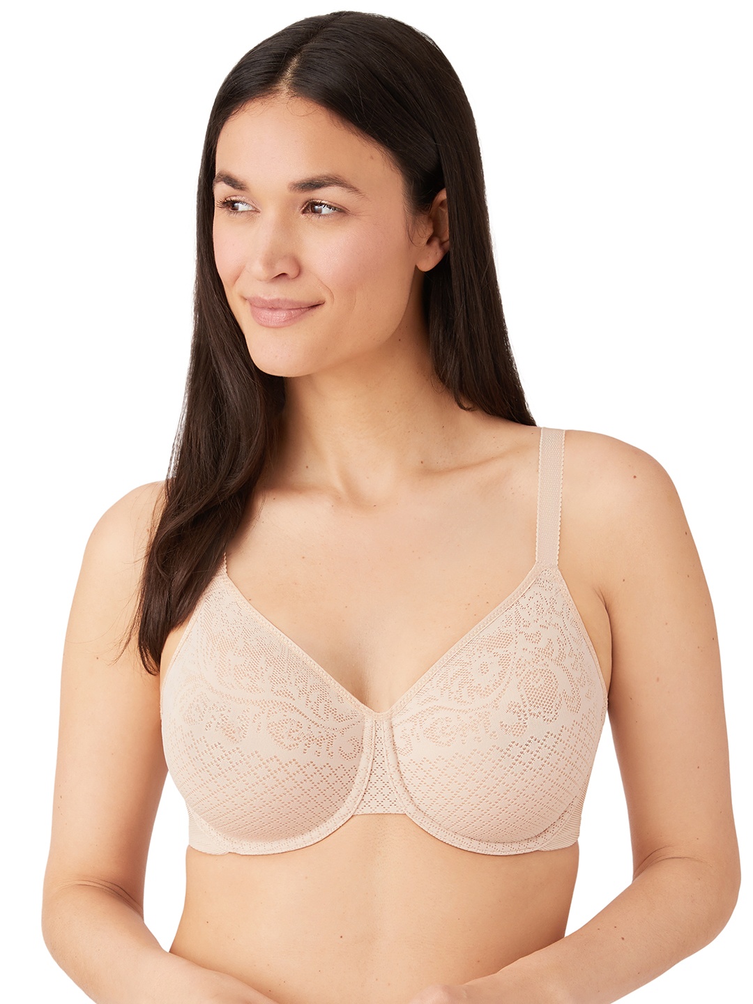 

Wacoal Beige Floral Underwired Bra