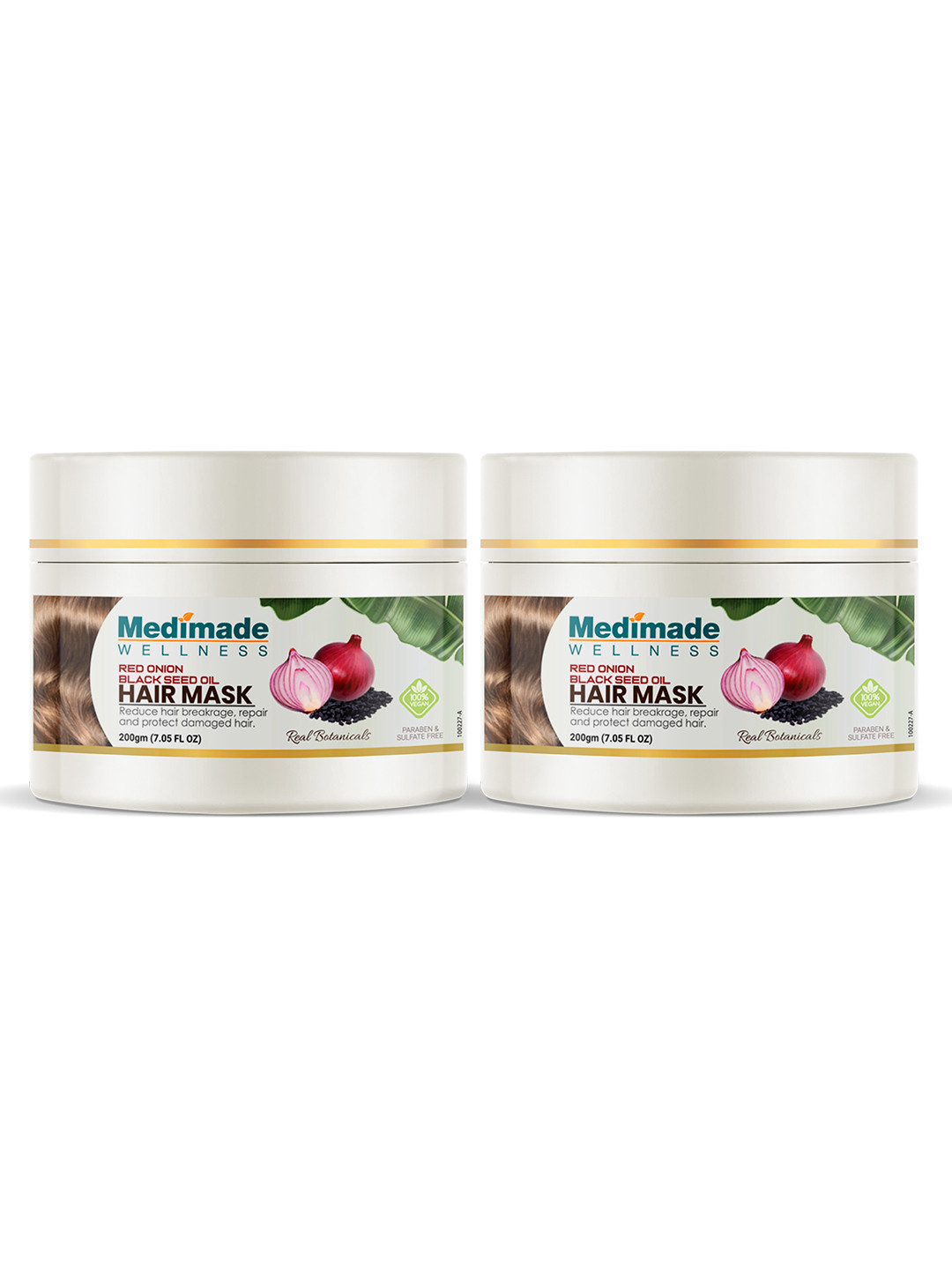 

Medimade Set of 2 Red Onion Black Seed Oil Hair Mask