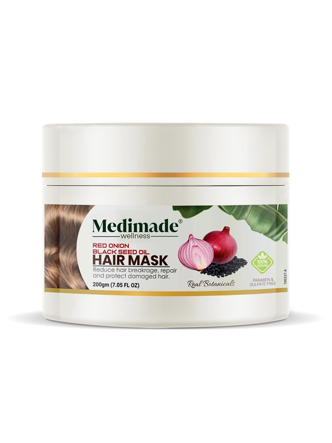 

Medimade Red Onion Black Seed Oil Hair Mask - 200 g, White