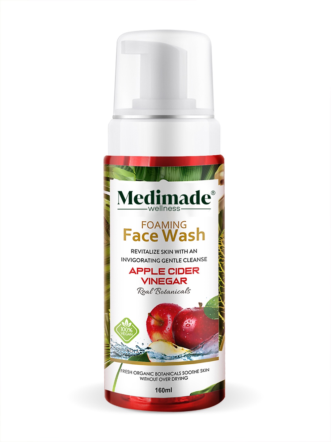 

Medimade Organic Apple Cider Vinegar Face Wash - 160 ml, Yellow