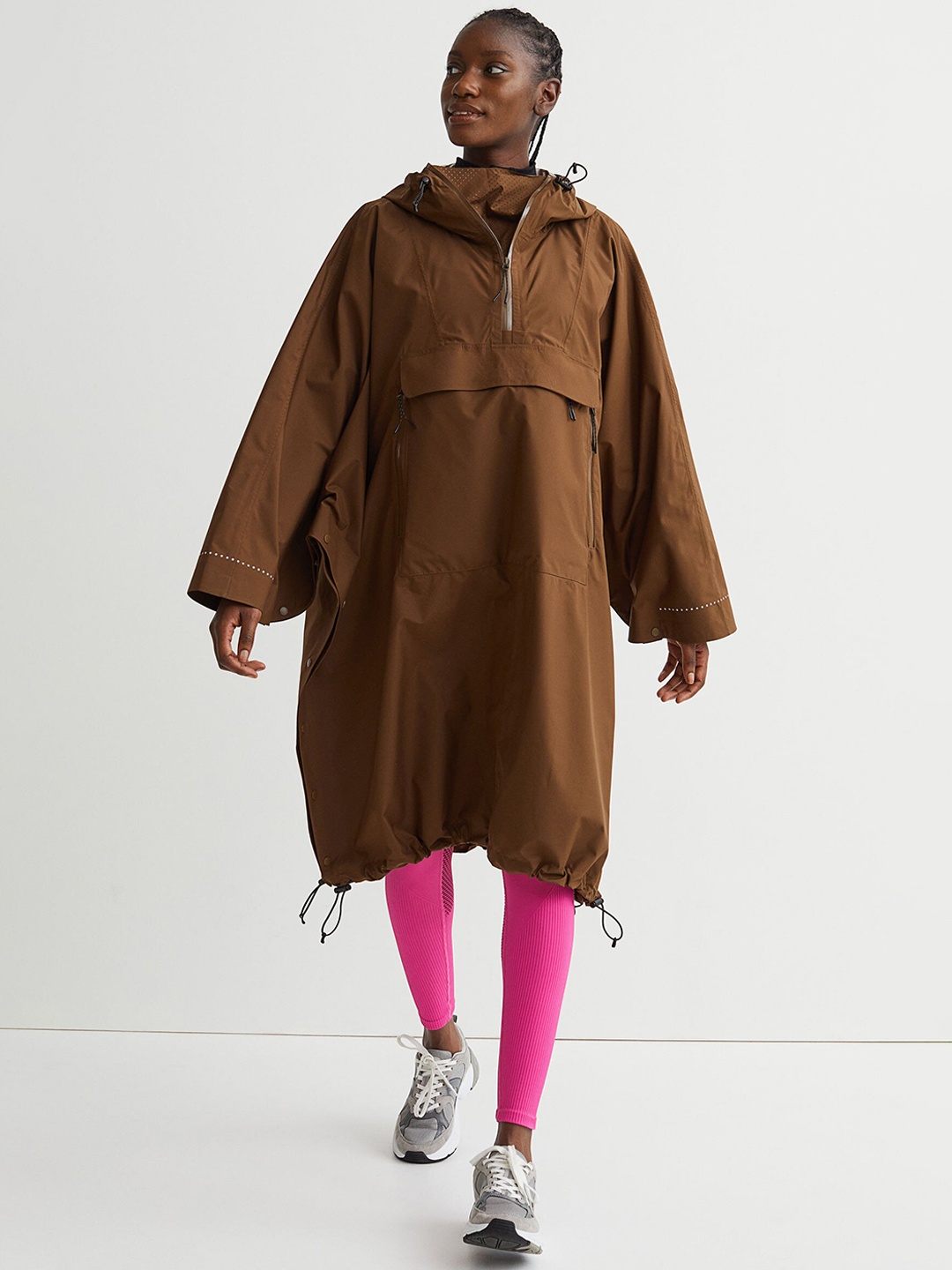 

H&M Women Brown Solid Fold-Up Rain Cape