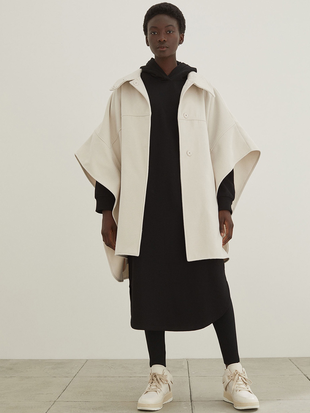 

H&M Women Grey Cape Jacket