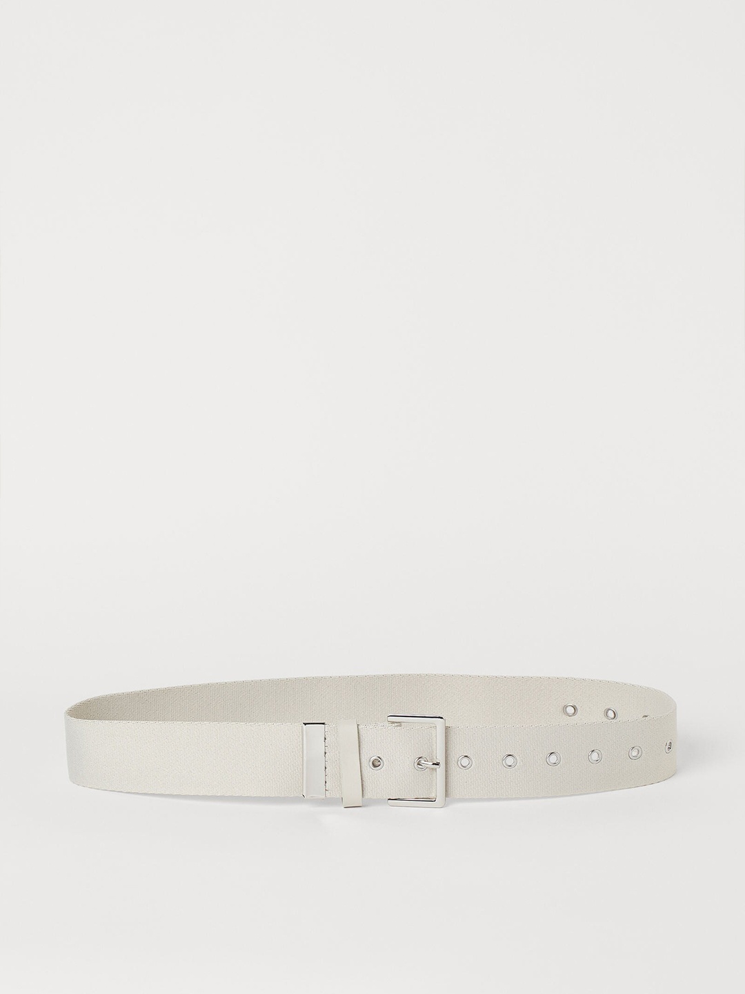 

H&M Women Grey & Beige Fabric Belt