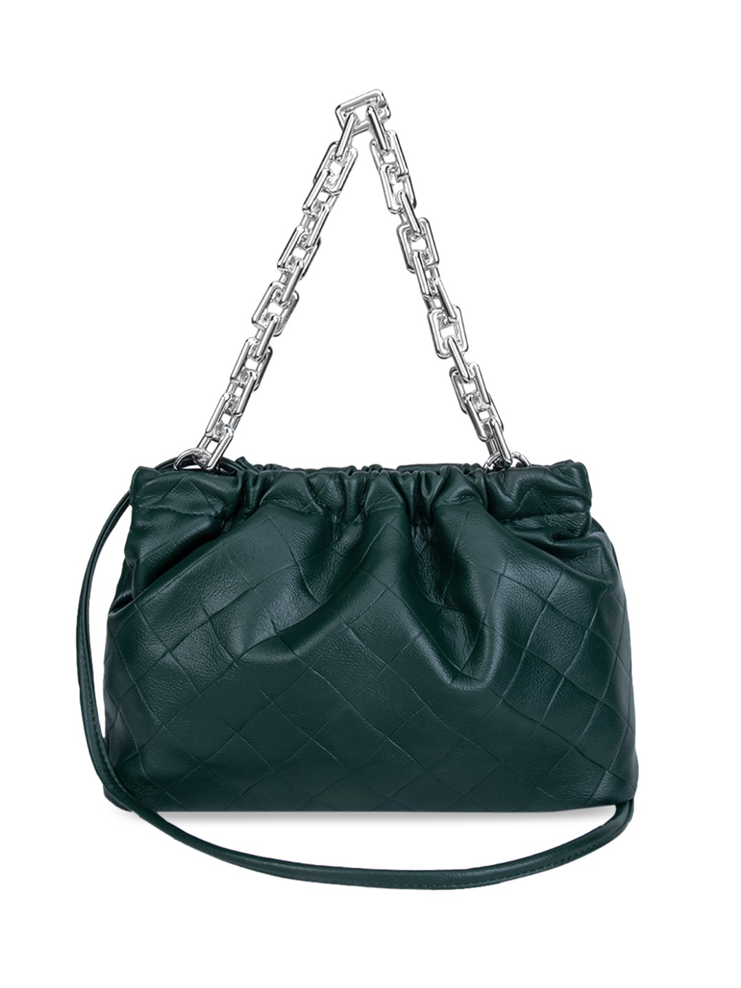 

Kazo Green PU Shopper Shoulder Bag