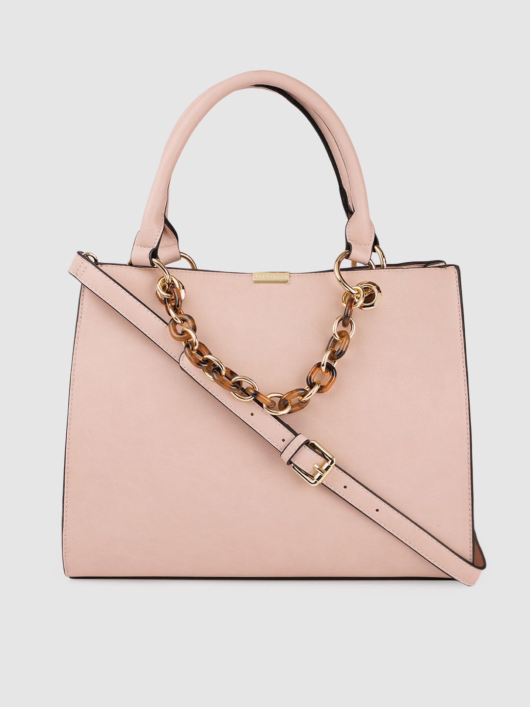 

Van Heusen Pink PU Structured Handheld Bag