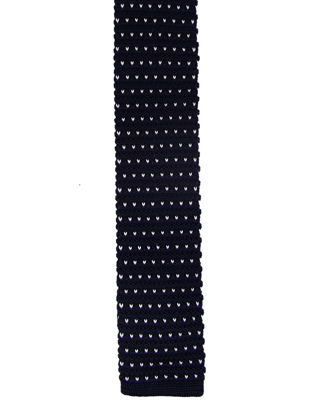 

Tossido Navy & White Knitted Tie, Navy blue