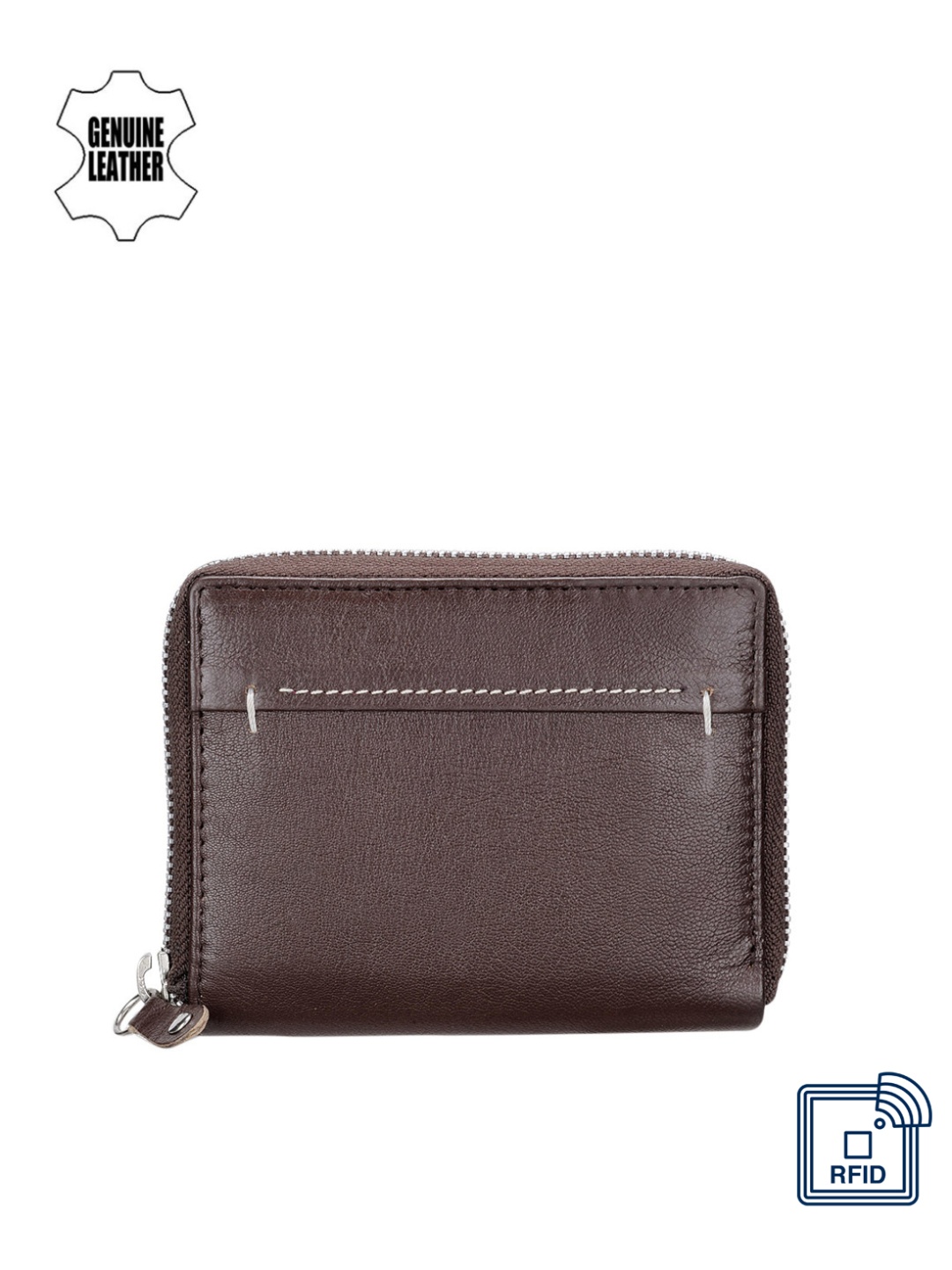 

Teakwood Leathers Men Black Genuine Leather Wallet