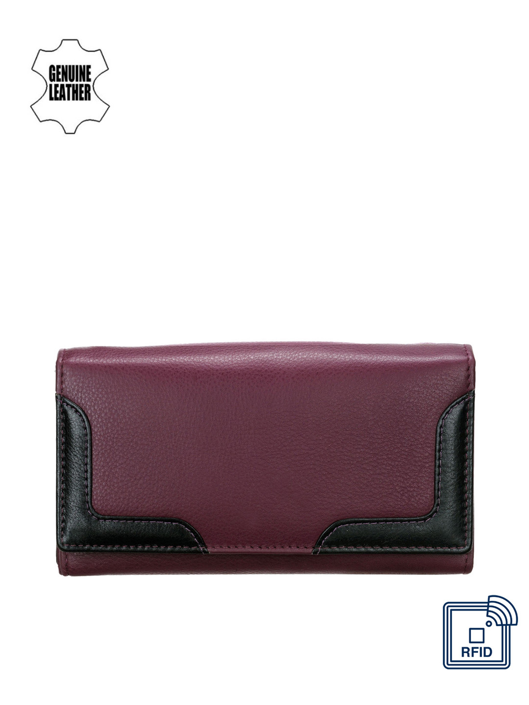 

Teakwood Leathers Women Purple Genuine Leather Wallet