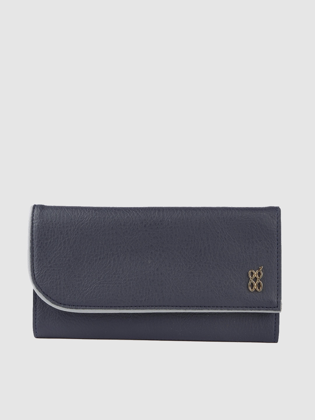 

Baggit Women Navy Blue LAYLINE1 E FABELLA Three Fold Wallet