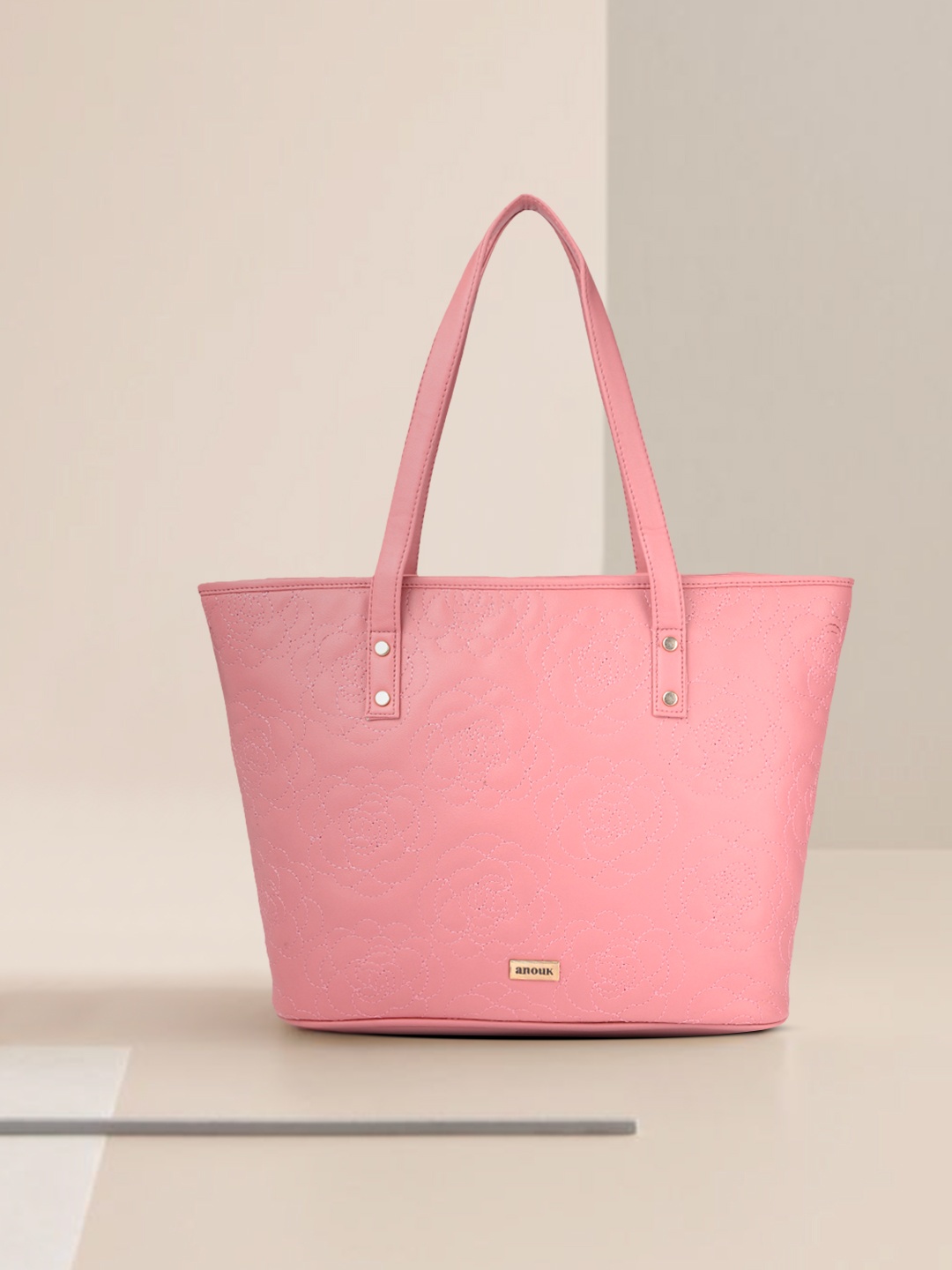 

Anouk Pink Structured Shoulder Bag