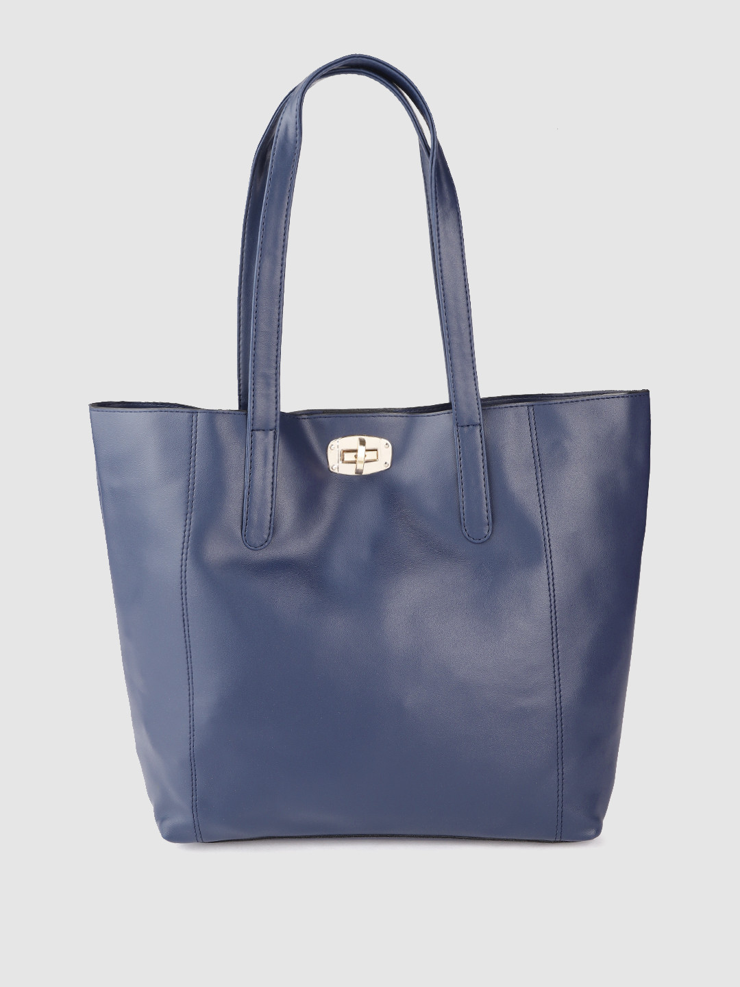 

ether Navy Blue Solid Shoulder Bag