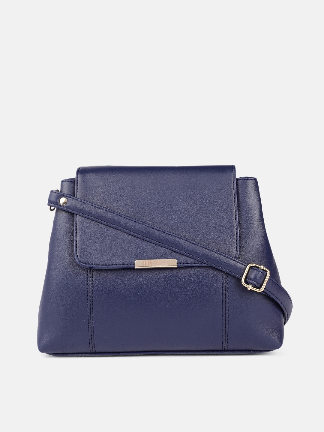 

Anouk Navy Blue Structured Sling Bag