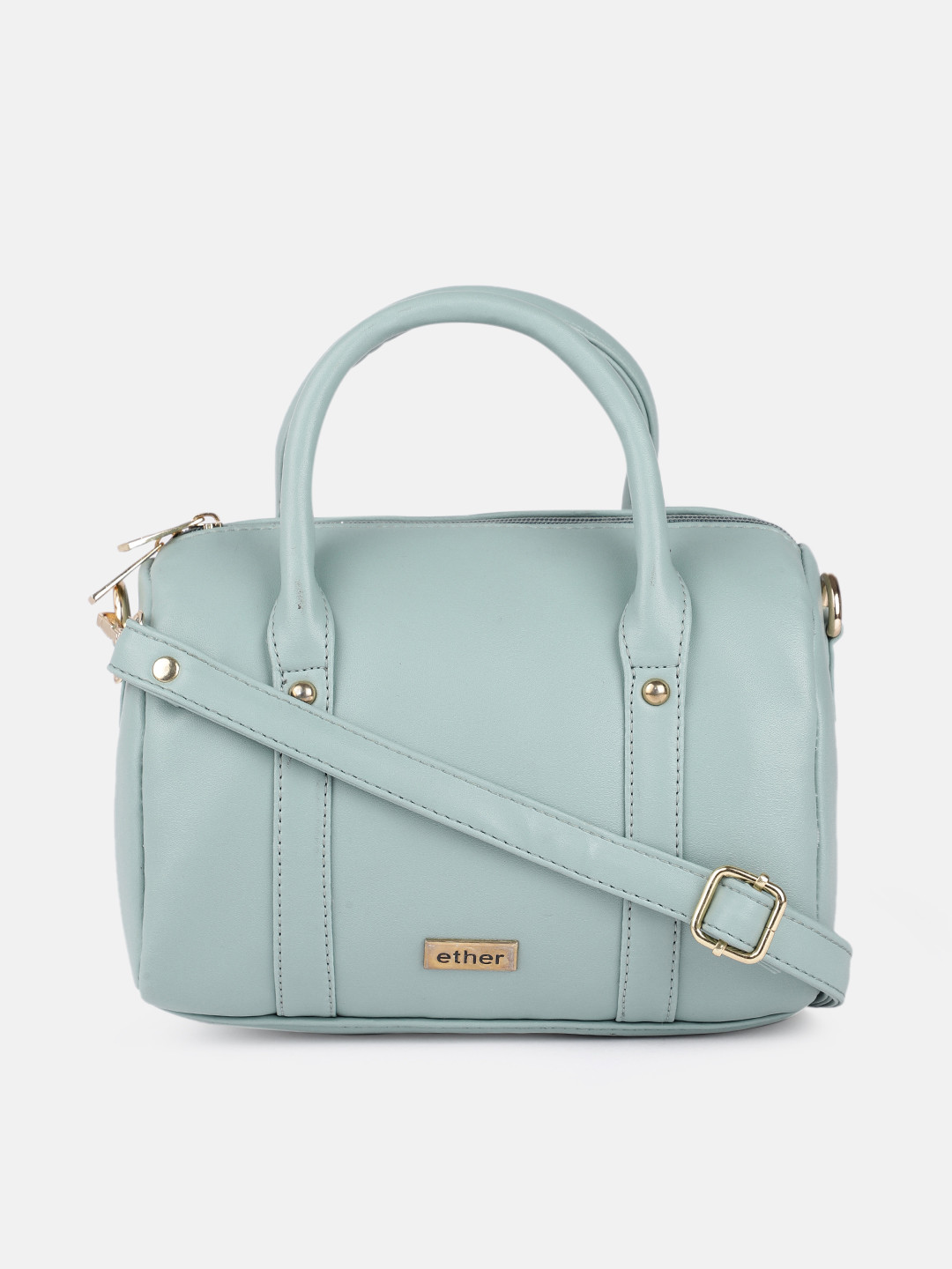 

ether Blue Structured Handheld Bag