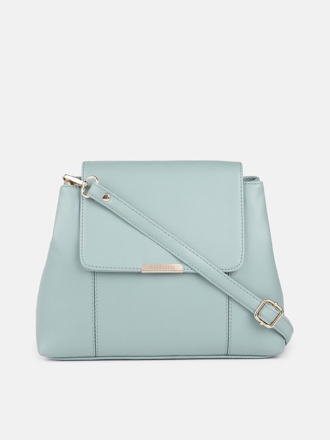 

Anouk Blue Structured Contemporary Sling Bag