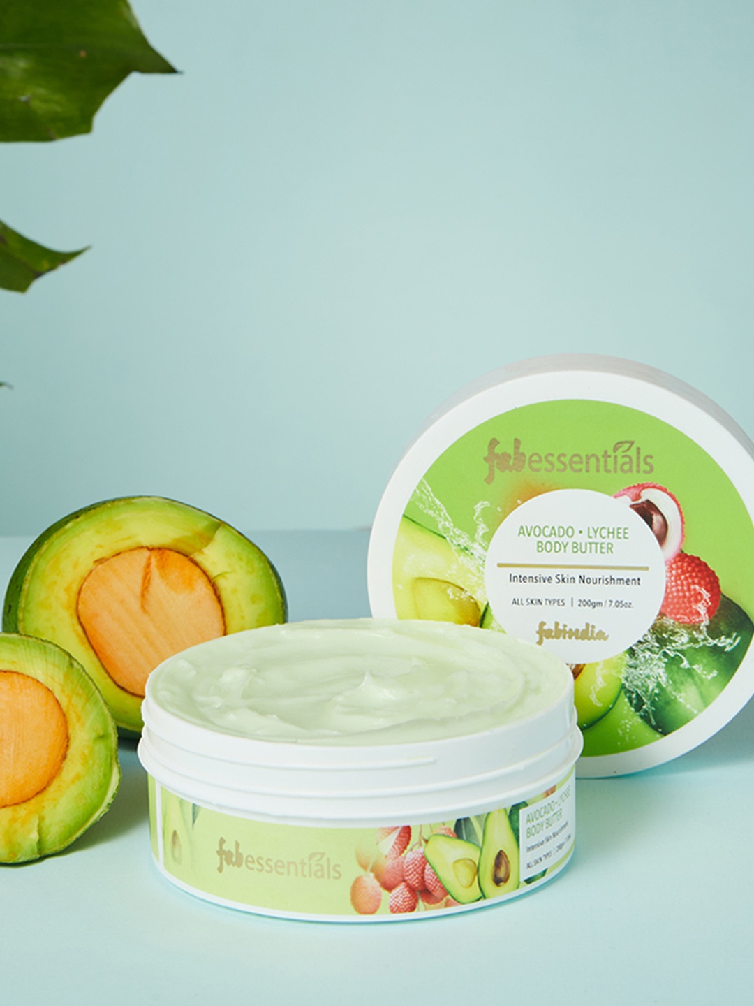 

fabessential Intensive Nourishment Avocado Lychee Body Butter - 200 g, Green