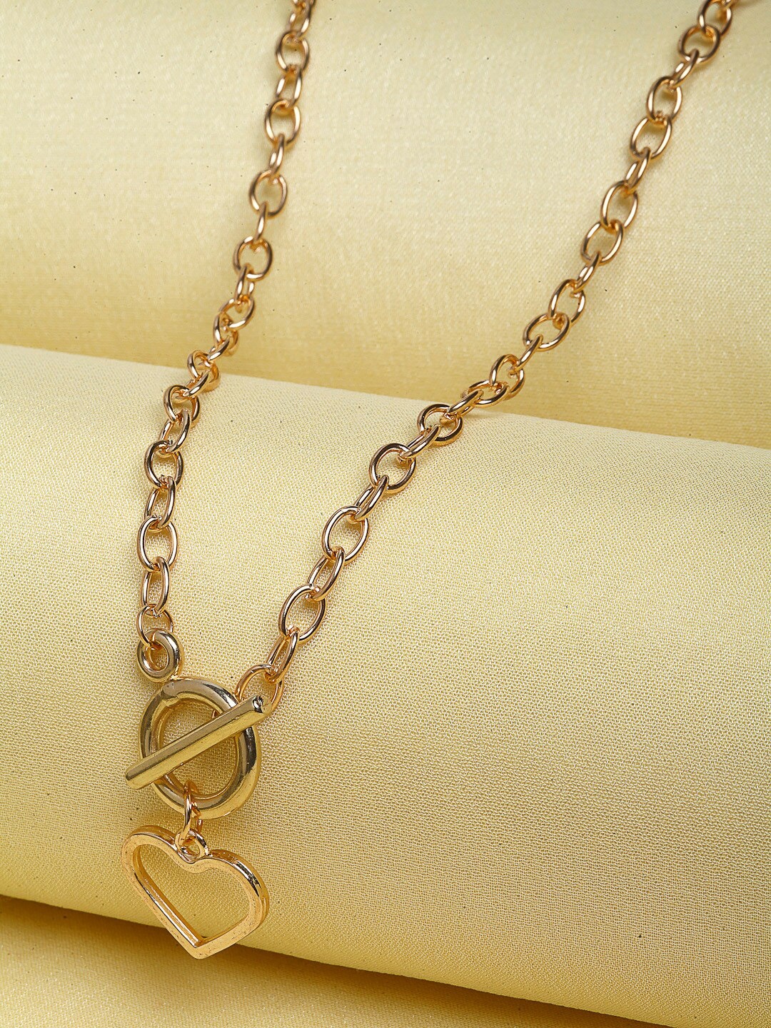 

Ferosh Women Gold-Toned Open Necklace