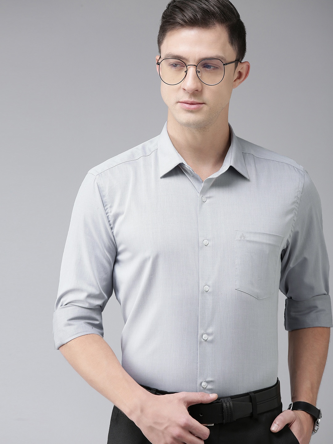 

Arrow Men White Horizontal Striped Formal Shirt
