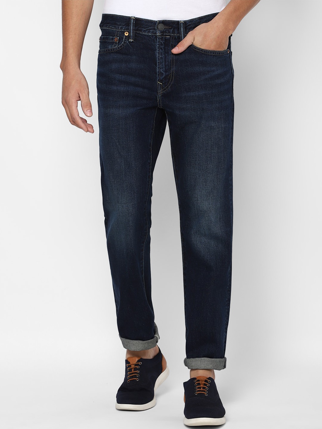 

AMERICAN EAGLE OUTFITTERS Men Blue Slim Fit Light Fade Jeans