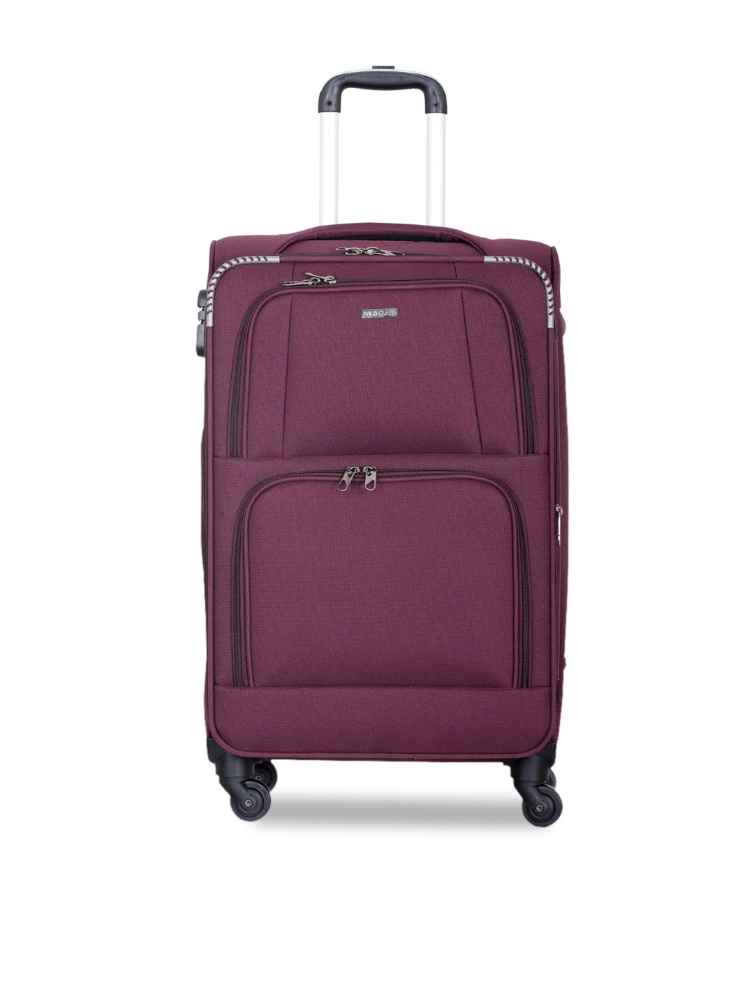 

Polo Class Maroon Solid 4-Wheel Cabin Trolley Bag