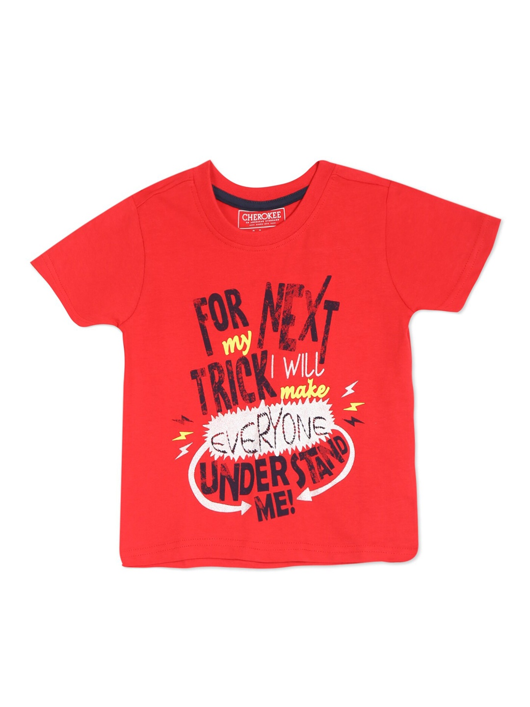 

Cherokee Boys Red Printed T-shirt