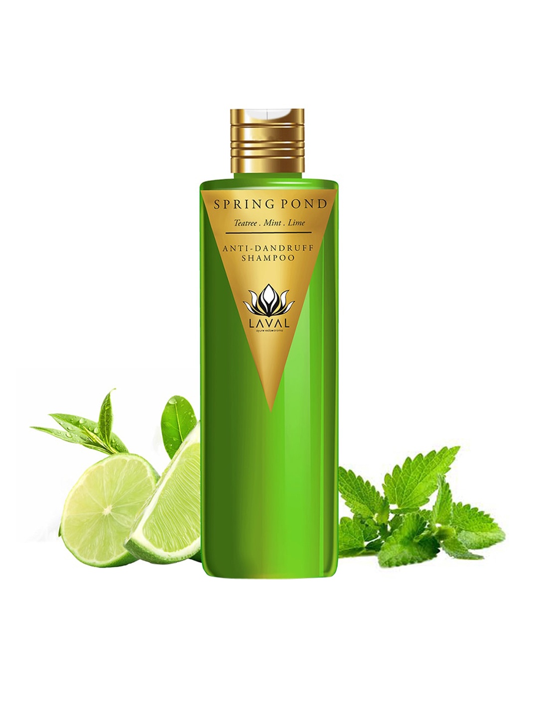 

LAVAL Spring Pond Anti Dandruff Shampoo - 250 ml, Green