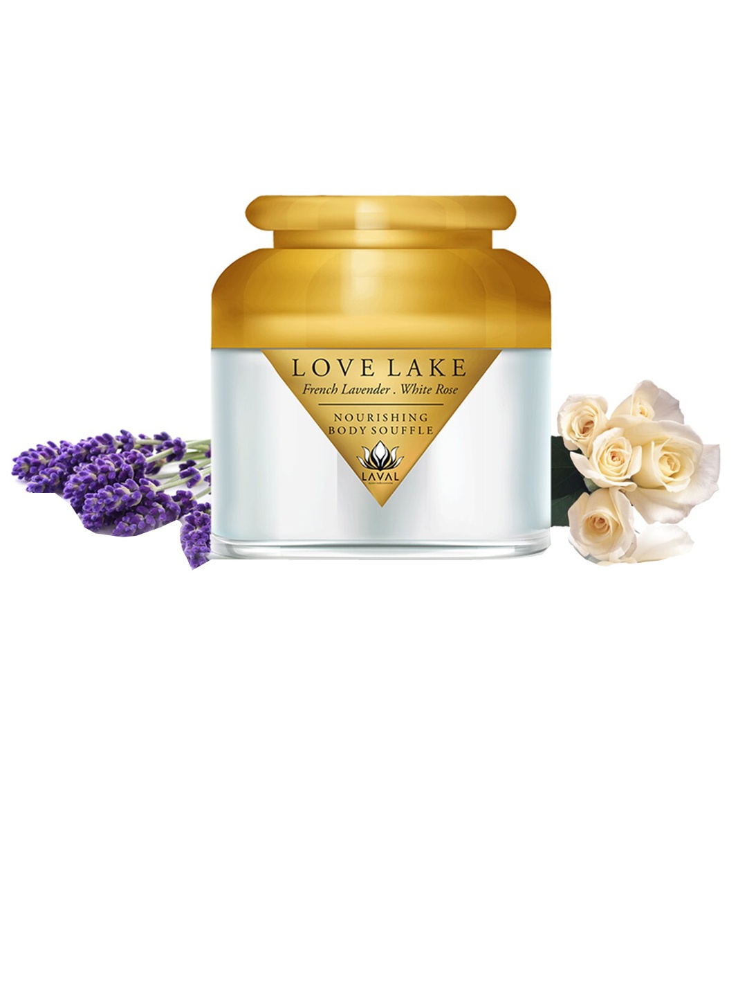 

LAVAL Love Lake Nourishing Body Souffle 110g, Cream