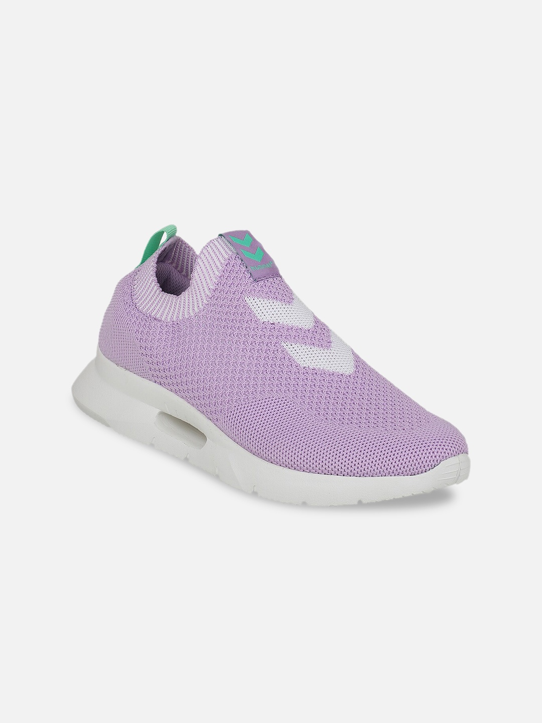 

hummel Women Purple Woven Design Tatum Seamless Slip-On Sneakers