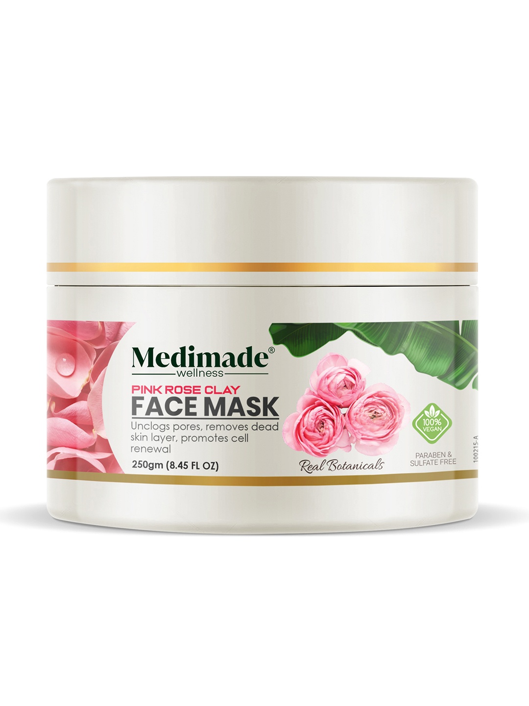

Medimade Pink Rose Clay Face Mask 250 g