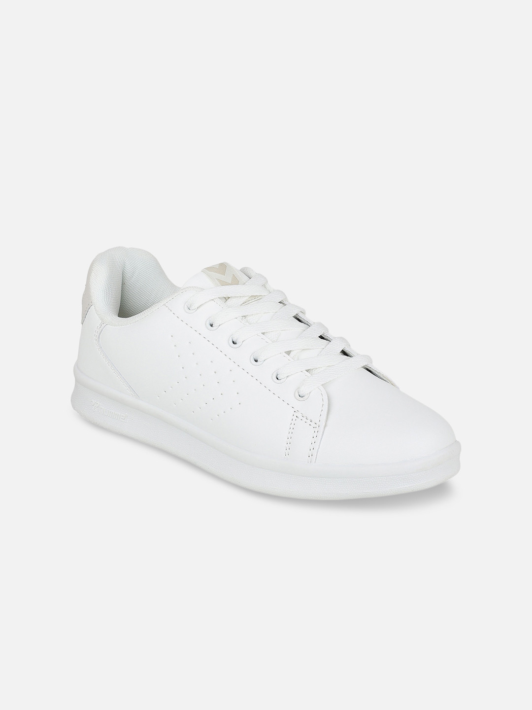 

hummel Women White Perforations PU Sneakers