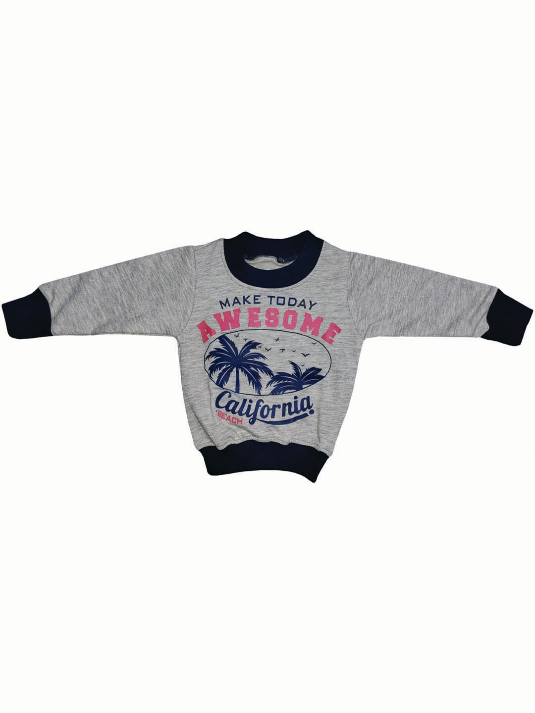 

Zoom Minimondo Kids Grey Printed Sweatshirt