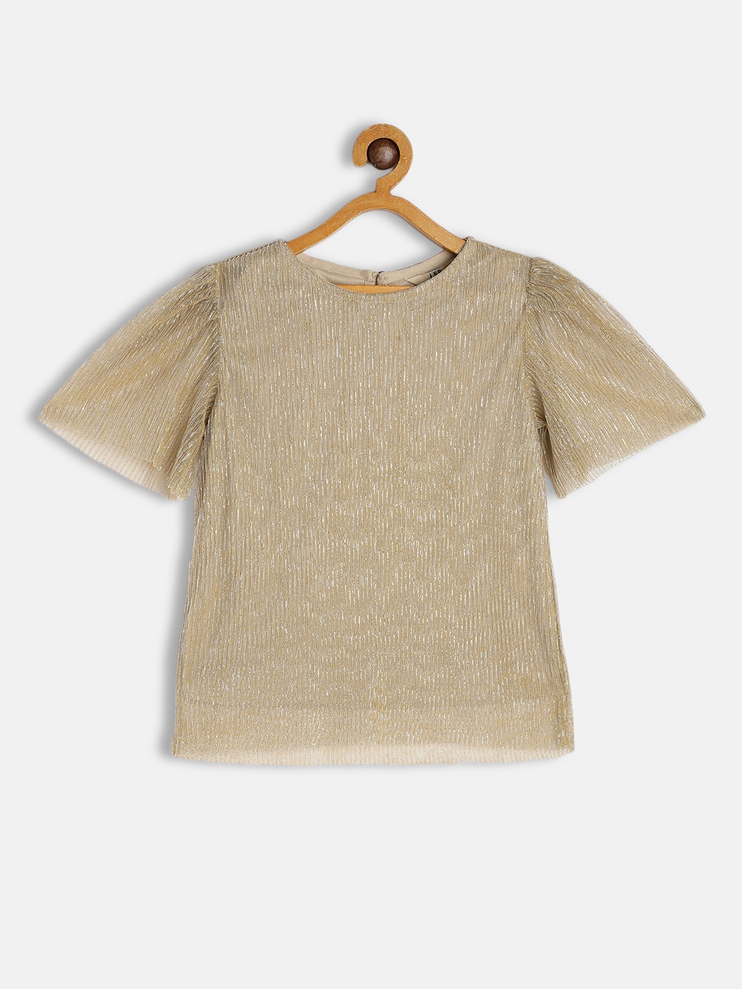 

AND Gold-Toned Sheen Top